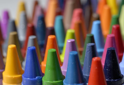 Crayon Macro Close Up