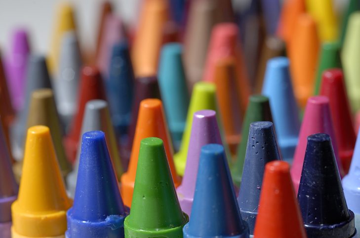 Crayon Macro Close Up