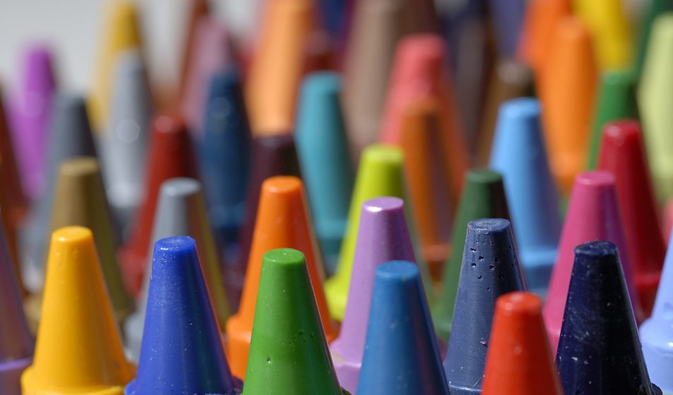 Crayon Macro Close Up